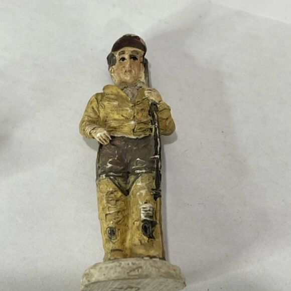 hen-feathers tic tac toe fishing table decor accents home fisherman fish ceramic - Picture 3 of 8